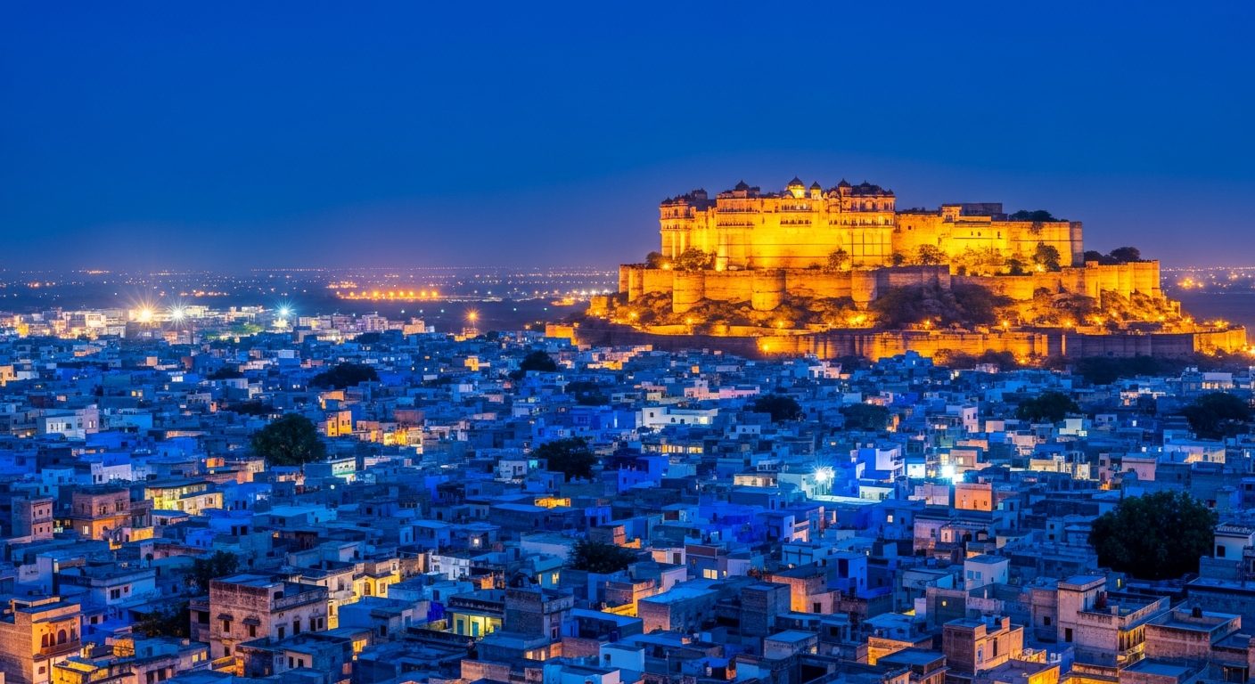 Jodhpur Blue City rooftops